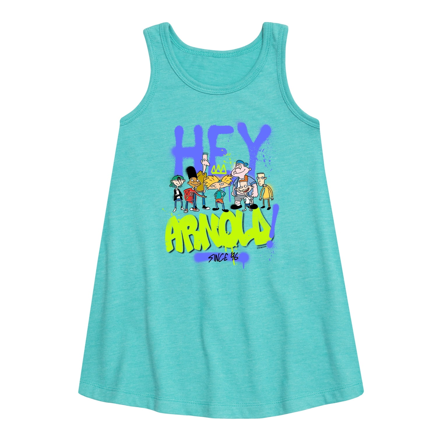 Hey Arnold! - Arnold Spray Paint 96 - Toddler and Youth Girls A-line ...