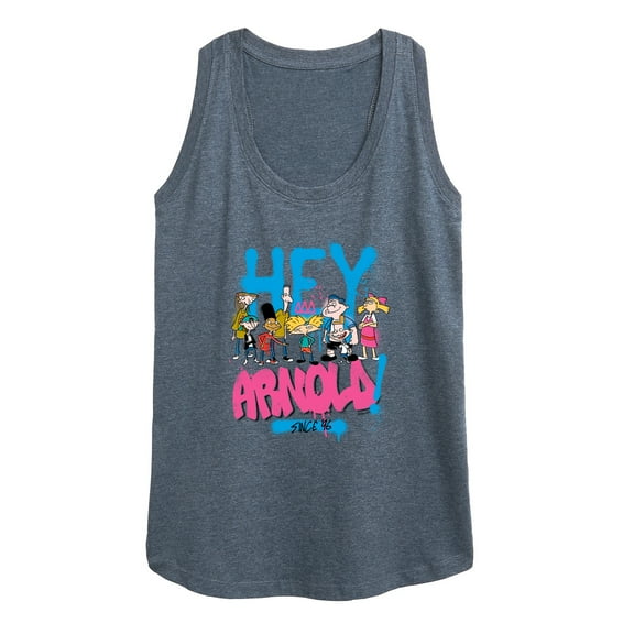 Hey Arnold! - Arnold Spray Paint 96 - Women's Racerback Tank Top
