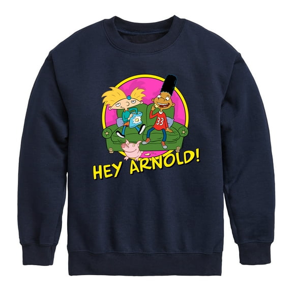 Hey Arnold! - Arnold and Friends - Toddler And Youth Crewneck Fleece Sweatshirt