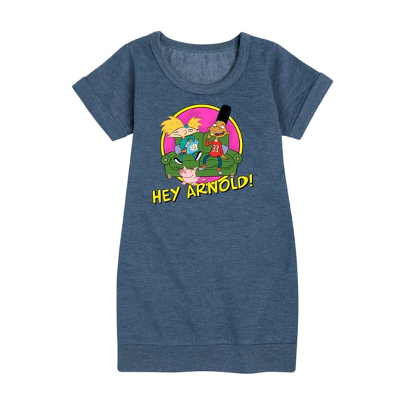 Hey Arnold! - Arnold and Friends - Toddler And Youth Girls Fleece Dress