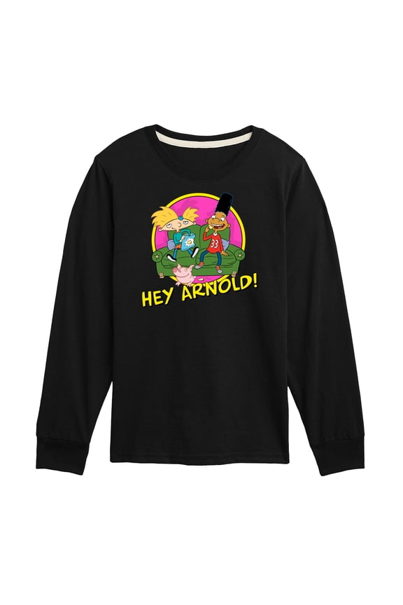 ! - Arnold and Friends - Toddler And Youth Long Sleeve Graphic T-Shirt