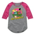 thumbnail image 1 of Hey Arnold! - Arnold and Friends - Toddler And Youth Girls Raglan Graphic T-Shirt, 1 of 4