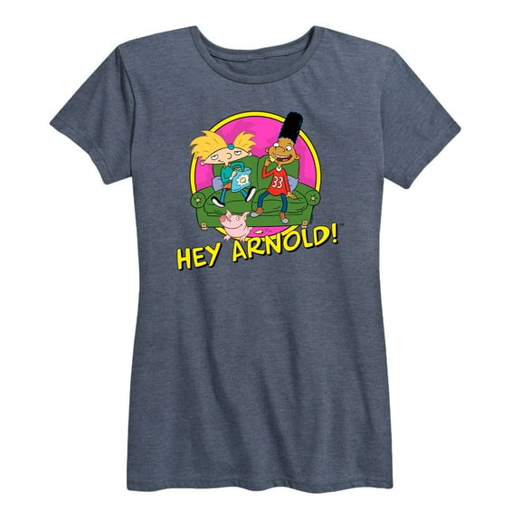 Hey Arnold! - Arnold and Friends - Women's Short Sleeve Graphic T-Shirt