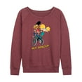 thumbnail image 1 of Hey Arnold! - Arnold and Gerald Bike - Women's Lightweight French Terry Long Sleeve Shirt, 1 of 5
