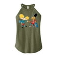thumbnail image 1 of Hey Arnold! - Arnold and Gerald Skateboard - Juniors High Neck Tank Top, 1 of 5