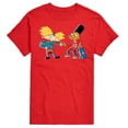 thumbnail image 1 of Hey Arnold! - Arnold and Gerald Skateboard - Men's Short Sleeve Graphic T-Shirt, 1 of 5