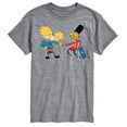 thumbnail image 1 of Hey Arnold! - Arnold and Gerald Skateboard - Men's Short Sleeve Graphic T-Shirt, 1 of 5