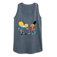 thumbnail image 1 of Hey Arnold! - Arnold and Gerald Skateboard - Women's Racerback Tank Top, 1 of 5