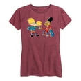 thumbnail image 1 of Hey Arnold! - Arnold and Gerald Skateboard - Women's Short Sleeve Graphic T-Shirt, 1 of 5
