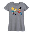 thumbnail image 1 of Hey Arnold! - Arnold and Gerald Skateboard - Women's Short Sleeve Graphic T-Shirt, 1 of 5