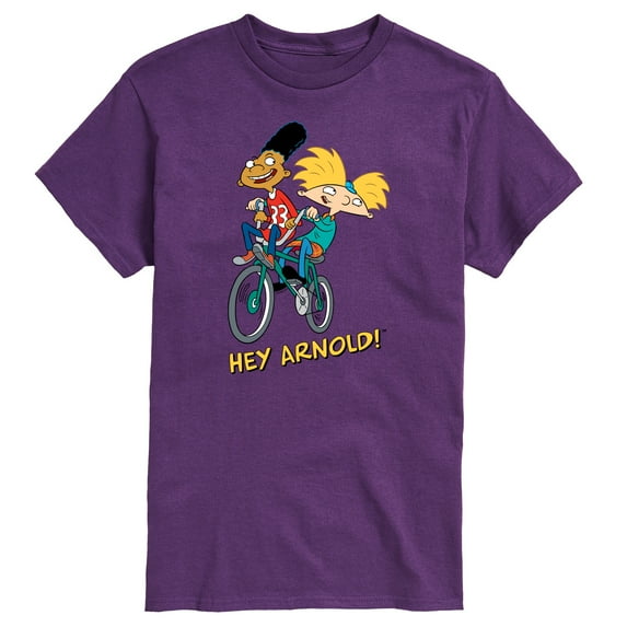 Hey Arnold! - Arnold and Gerald on Bike - Men's Short Sleeve Graphic T-Shirt
