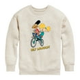 thumbnail image 1 of Hey Arnold! - Arnold and Gerald on Bike - Toddler And Youth Crewneck Fleece Sweatshirt, 1 of 5