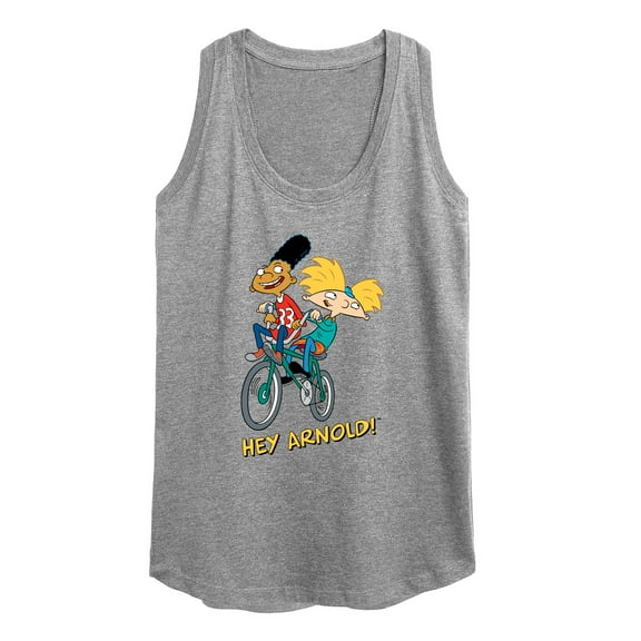 Hey Arnold! - Arnold and Gerald on Bike - Women's Racerback Tank Top