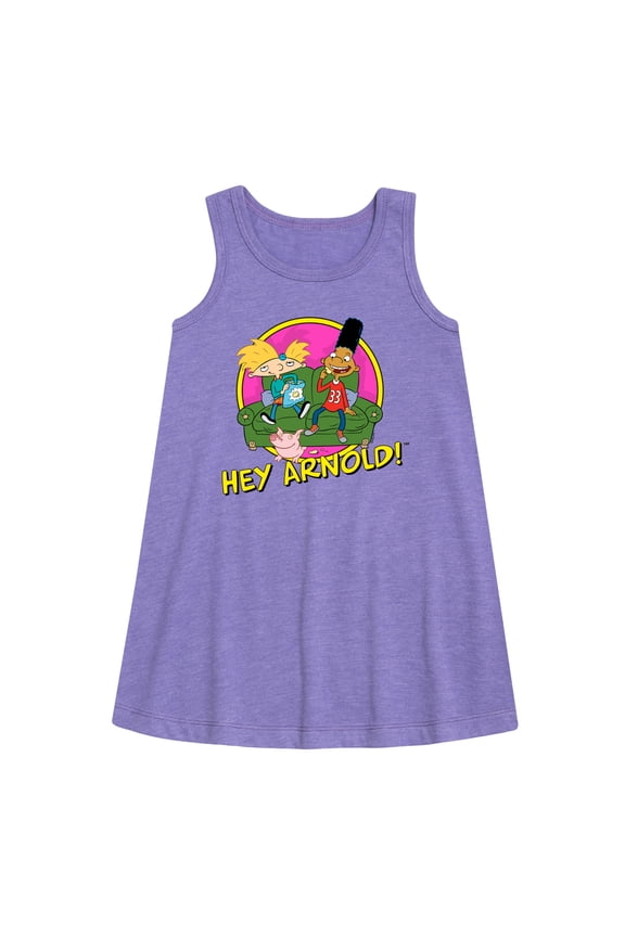 ! - Aronold and Friends - Toddler and Youth Girl's Aline Dress