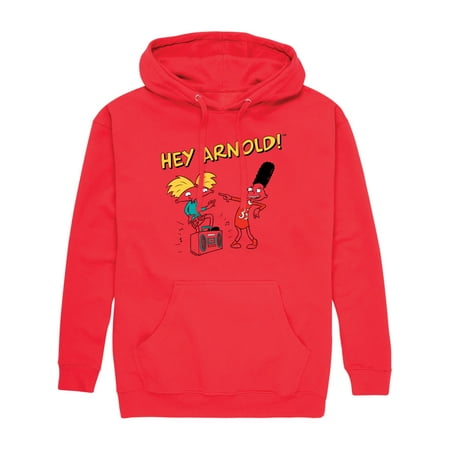 Hey Arnold! - Best Buds - Men's Pullover Hooded Fleece Sweatshirt