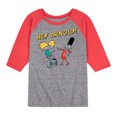 thumbnail image 1 of Hey Arnold! - Best Buds - Toddler And Youth Raglan Graphic T-Shirt, 1 of 6