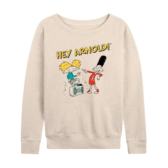 Hey Arnold! - Best Buds - Women's Lightweight French Terry Long Sleeve Shirt
