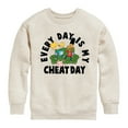 thumbnail image 1 of Hey Arnold! - Cheat Day - Toddler And Youth Crewneck Fleece Sweatshirt, 1 of 5