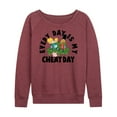 thumbnail image 1 of Hey Arnold! - Cheat Day - Women's Lightweight French Terry Long Sleeve Shirt, 1 of 5