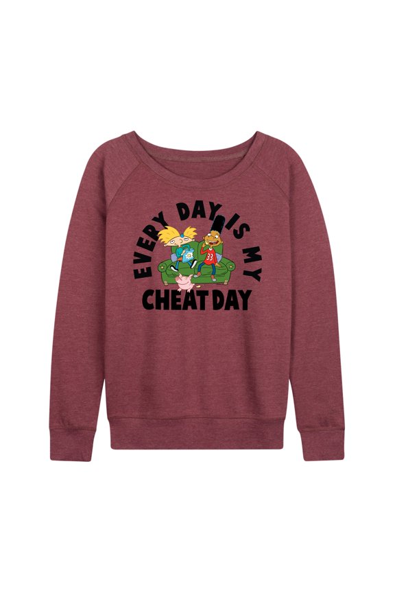 ! - Cheat Day - Women's Lightweight French Terry Long Sleeve Shirt