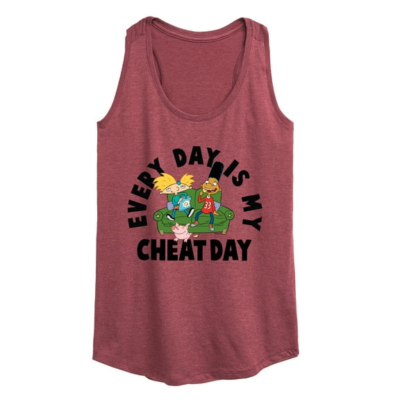 Hey Arnold! - Cheat Day - Women's Racerback Tank Top
