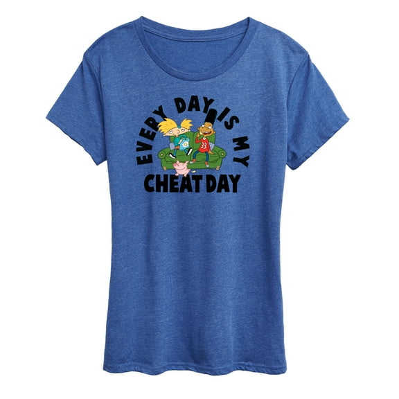 Hey Arnold! - Cheat Day - Women's Short Sleeve Graphic T-Shirt