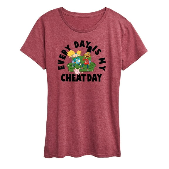 Hey Arnold! - Cheat Day - Women's Short Sleeve Graphic T-Shirt