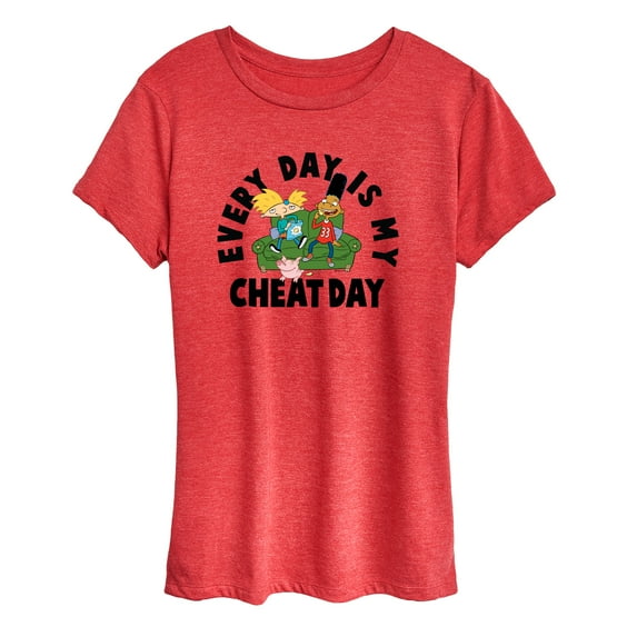 Hey Arnold! - Cheat Day - Women's Short Sleeve Graphic T-Shirt