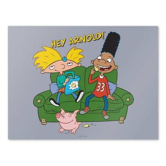 Hey Arnold! Chips on Couch Wall Art Picture Paper Poster Dcor Home Decoration
