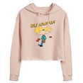 thumbnail image 1 of Hey Arnold! - Cool Arnold - Juniors Cropped Pullover Hoodie, 1 of 5