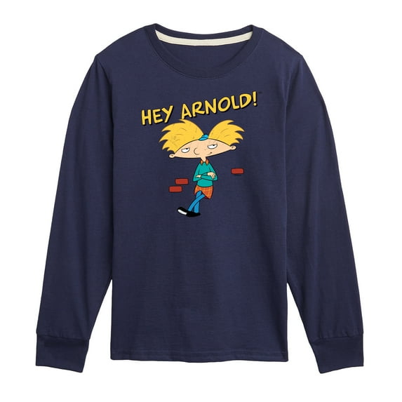 Hey Arnold! - Cool Arnold - Toddler And Youth Long Sleeve Graphic T-Shirt