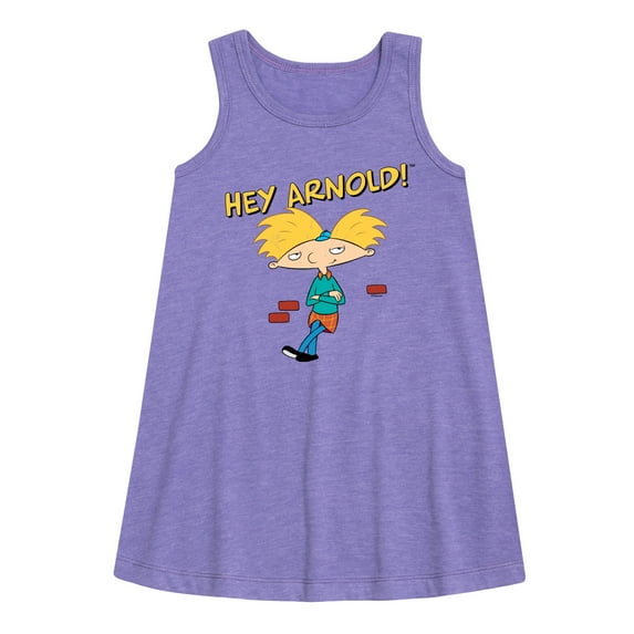 Hey Arnold! - Cool Arnold - Toddler and Youth Girls A-line Dress