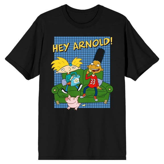 Hey Arnold Crew T-Shirt Vintage Tee-XS