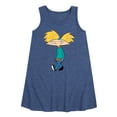 thumbnail image 1 of Hey Arnold! - Distressed Arnold - Toddler and Youth Girls A-line Dress, 1 of 5