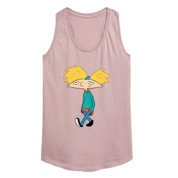 Hey Arnold! - Distressed Arnold - Women's Racerback Tank Top
