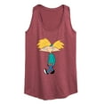 thumbnail image 1 of Hey Arnold! - Distressed Arnold - Women's Racerback Tank Top, 1 of 5