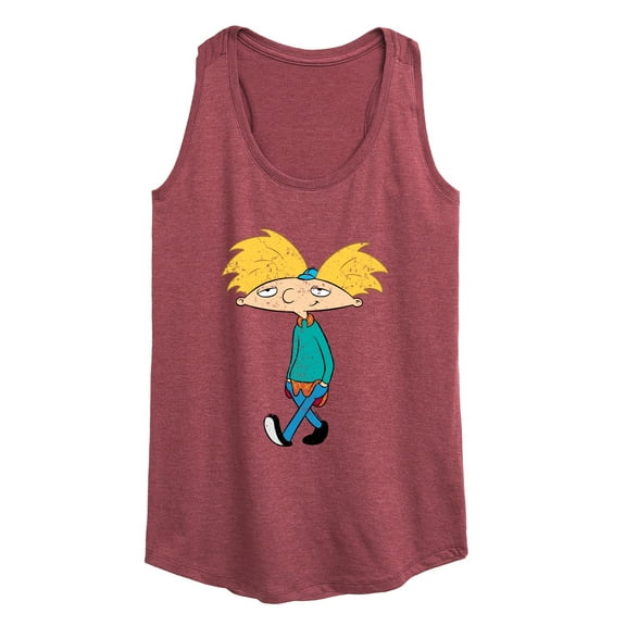 Hey Arnold! - Distressed Arnold - Women's Racerback Tank Top