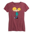 thumbnail image 1 of Hey Arnold! - Distressed Arnold - Women's Short Sleeve Graphic T-Shirt, 1 of 5
