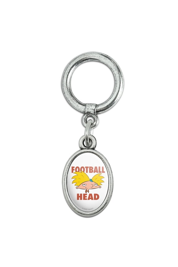 Hey Arnold! Football Head Shoe Sneaker Shoelace Oval Charm Jewelry