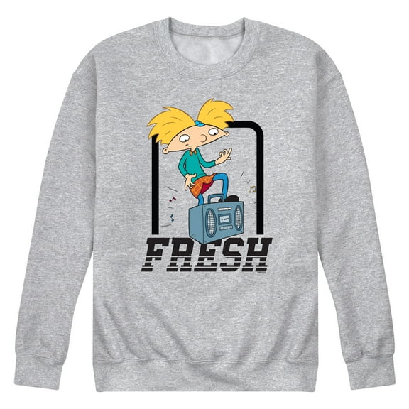Hey Arnold! - Fresh Arnold - Men's Crew Neck Fleece Pullover