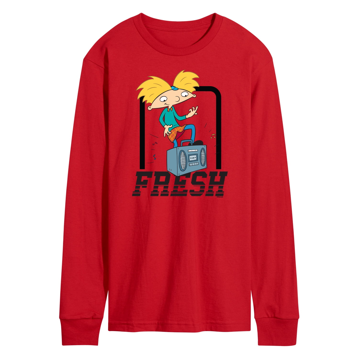 Hey Arnold! - Fresh Arnold - Men's Long Sleeve T-Shirt - Walmart.com