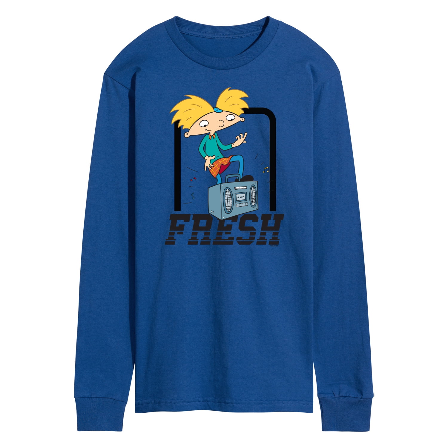 Hey Arnold! - Fresh Arnold - Men's Long Sleeve T-Shirt - Walmart.com