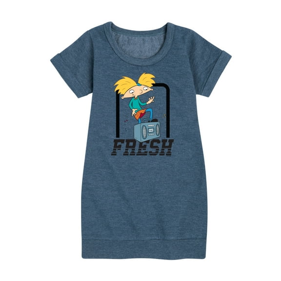 Hey Arnold! - Fresh Arnold - Toddler And Youth Girls Fleece Dress