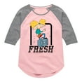 thumbnail image 1 of Hey Arnold! - Fresh Arnold - Toddler And Youth Girls Raglan Graphic T-Shirt, 1 of 5