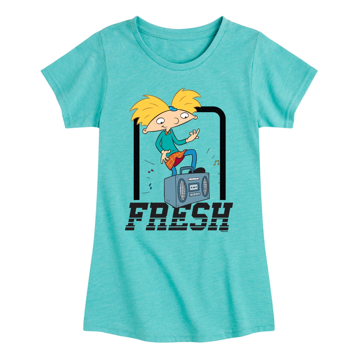 Hey Arnold! - Fresh Arnold - Toddler And Youth Girls Short Sleeve ...