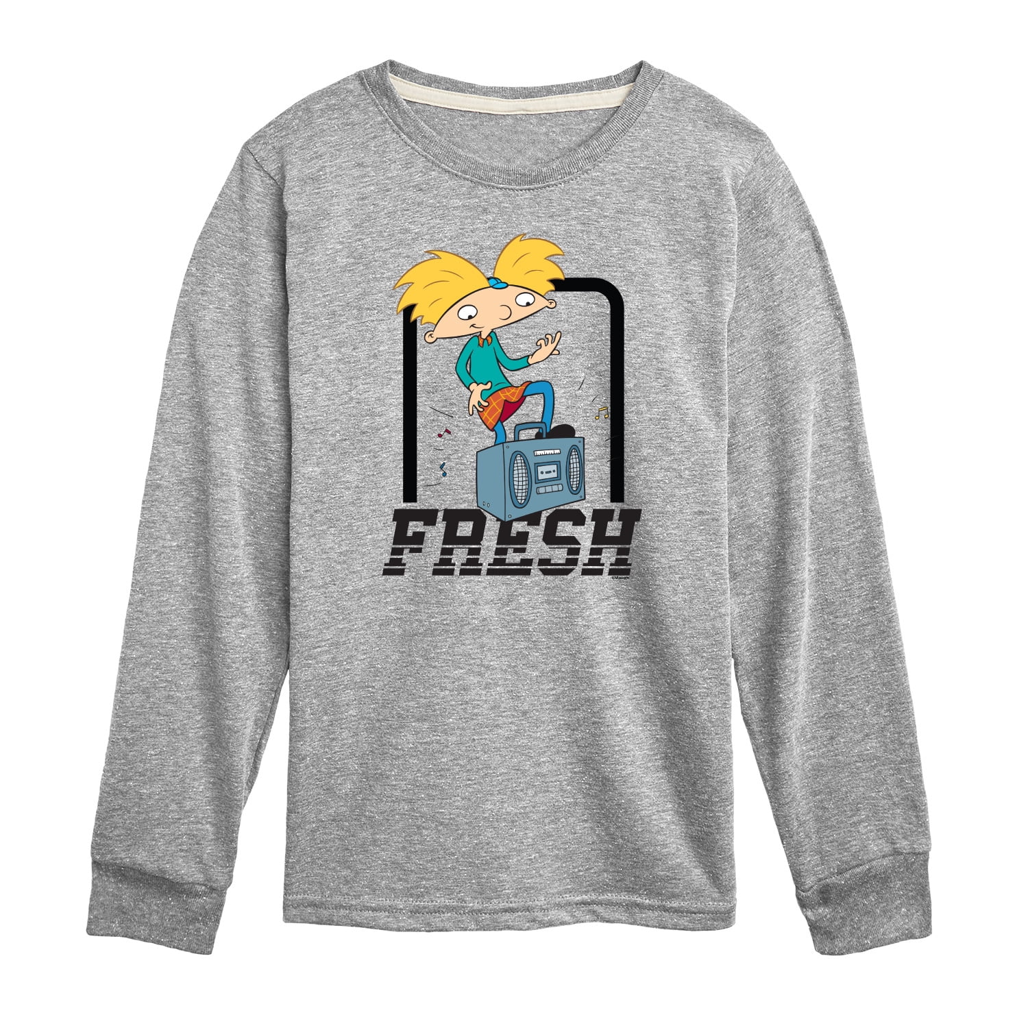 Hey Arnold! - Fresh Arnold - Toddler And Youth Long Sleeve Graphic T ...