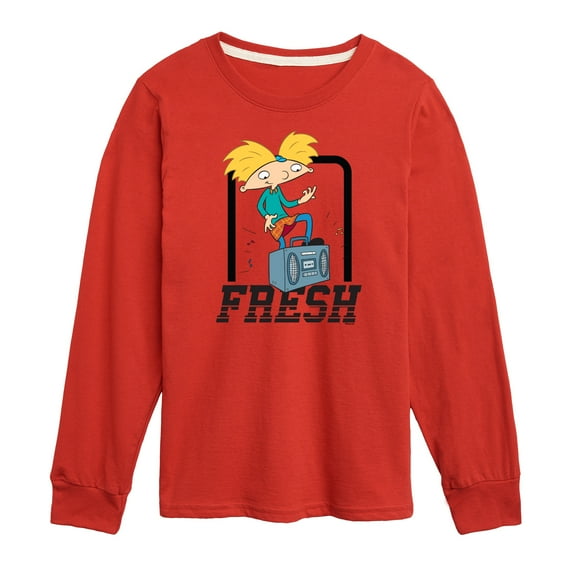 Hey Arnold! - Fresh Arnold - Toddler And Youth Long Sleeve Graphic T-Shirt