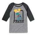 thumbnail image 1 of Hey Arnold! - Fresh Arnold - Toddler And Youth Raglan Graphic T-Shirt, 1 of 4