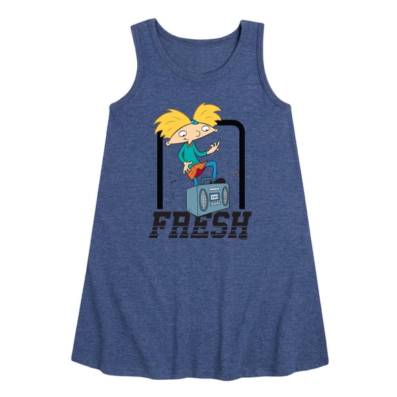 Hey Arnold! - Fresh Arnold - Toddler and Youth Girls A-line Dress