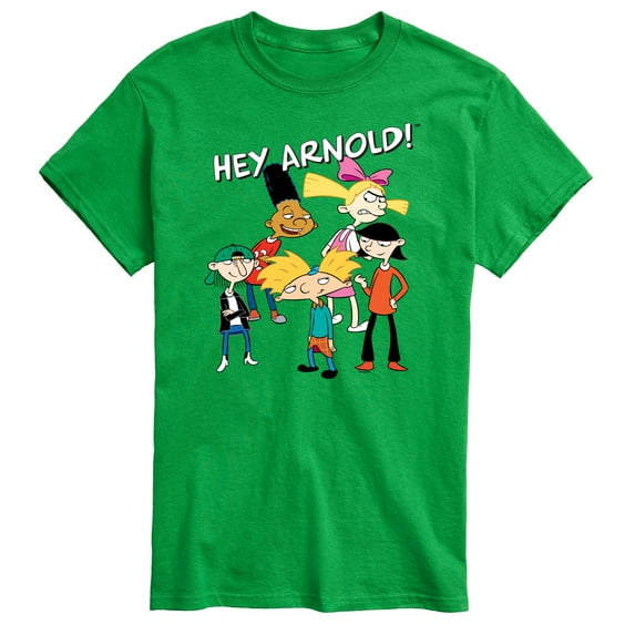 Hey Arnold! - Group Shot - Men's Short Sleeve Graphic T-Shirt